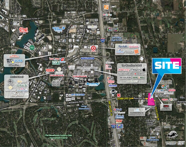 More Photos Of SWC of Robinson Rd & Hanna Rd, Oak Ridge North Land For Lease