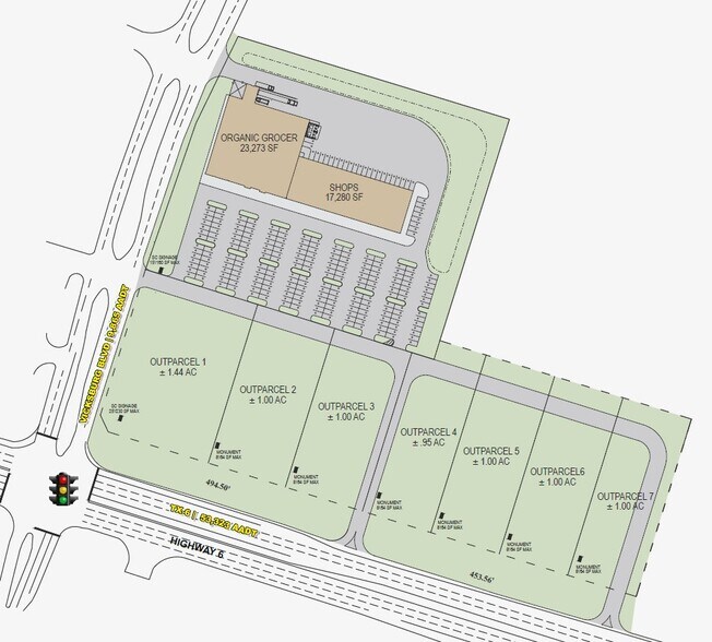 Primary Photo Of TX Highway 6 Hwy @ Vicksburg Blvd, Missouri City Storefront For Lease