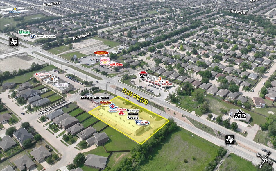 Primary Photo Of 701 W White St, Anna Storefront For Sale