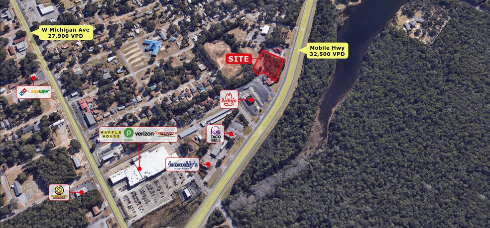 More Photos Of 5400-Blk Mobile Hwy, Pensacola Land For Sale