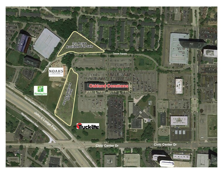 Primary Photo Of 20800 Civic Center Dr, Southfield Land For Sale