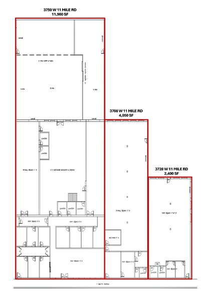 More Photos Of 3708-3750 11 Mile Rd, Berkley Unknown For Lease