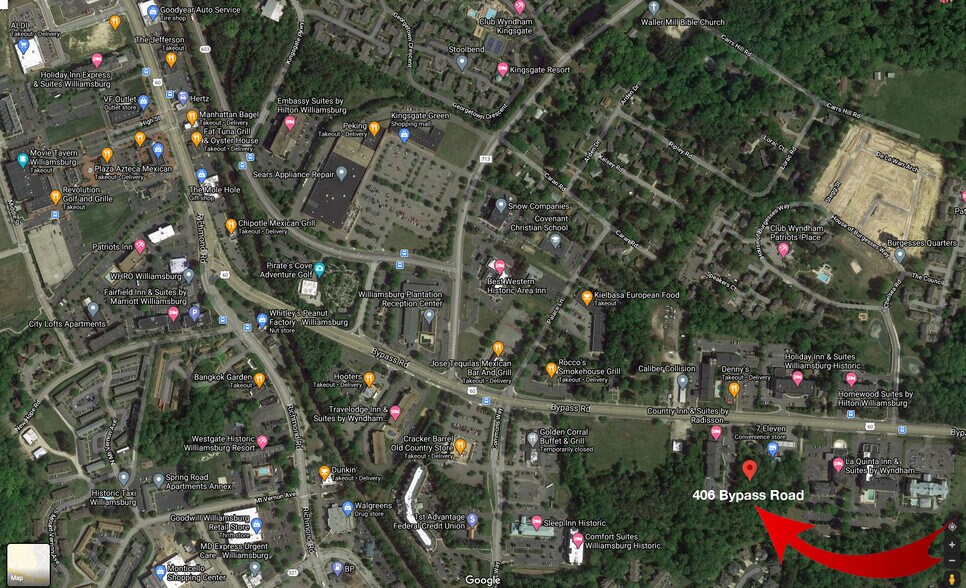 More Photos Of 406 Bypass Rd, Williamsburg Land For Sale