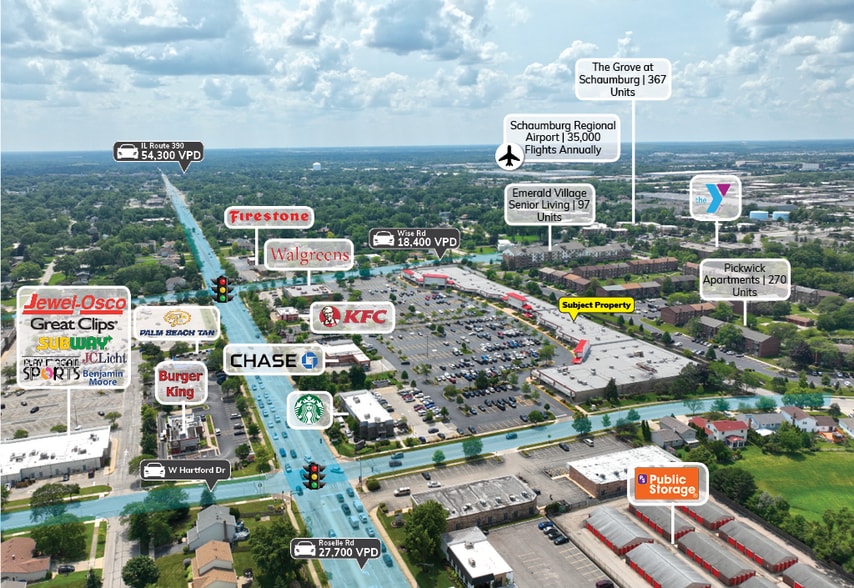 More Photos Of 1090-1170 S Roselle Rd, Schaumburg Storefront For Sale