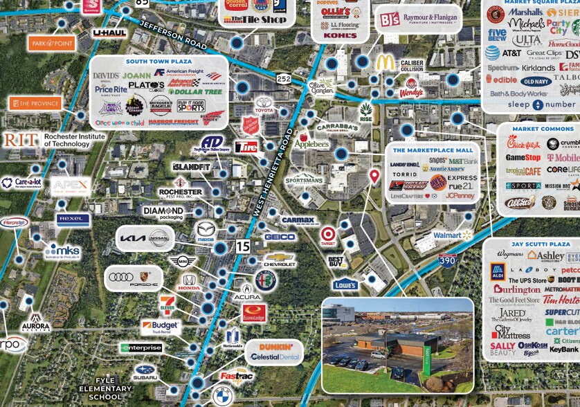 More Photos Of 1400 Miracle Mile Dr, Henrietta Bank For Sale