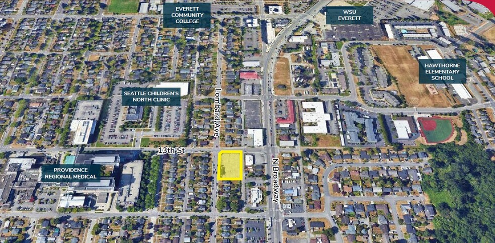 Primary Photo Of 1301 Lombard Ave, Everett Land For Sale