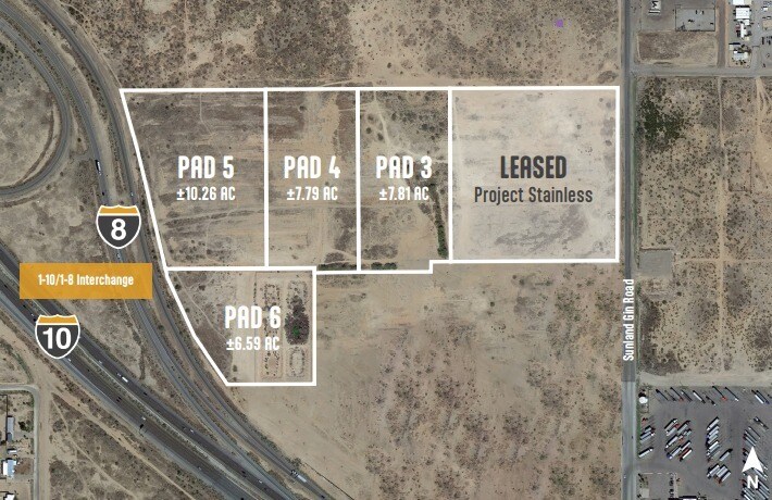 Primary Photo Of N/NWC I-10 Freeway and Sunland Gin Rd, Eloy Land For Lease