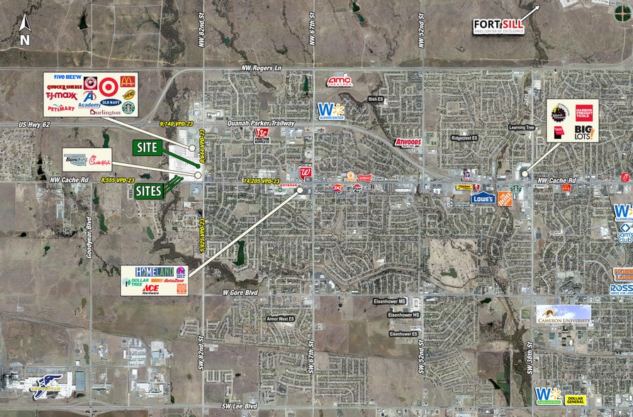 More Photos Of NWQ of NW Cache Rd & NW 82nd St, Lawton Land For Sale