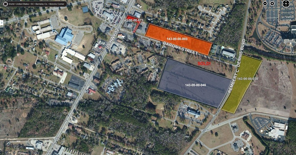 Primary Photo Of Rembert C Dennis Blvd, Moncks Corner Land For Sale