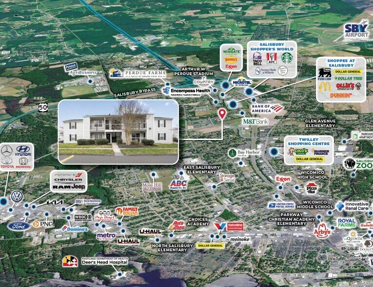 More Photos Of 1500 Sharen Dr, Salisbury Apartments For Sale