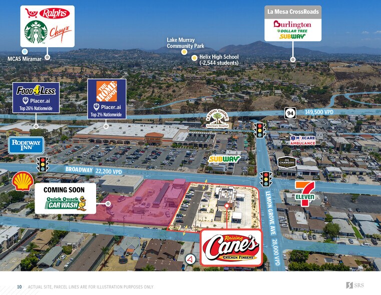 More Photos Of 7593 Broadway, Lemon Grove Fast Food For Sale