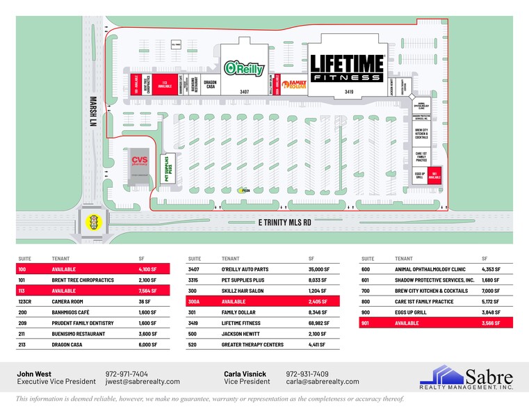 More Photos Of 3315-3427 E Trinity Mills Rd, Dallas Unknown For Lease