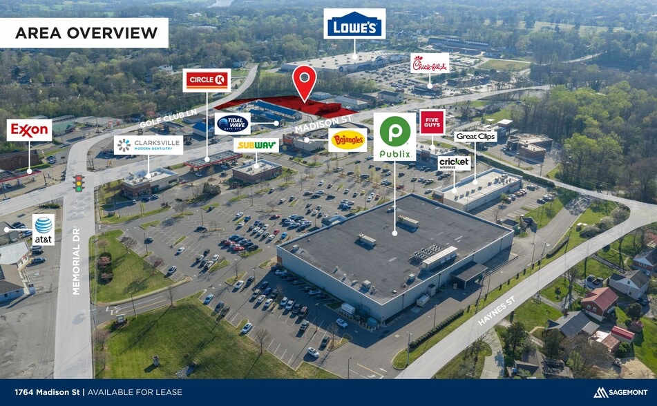 More Photos Of 1764 Madison St, Clarksville Land For Lease