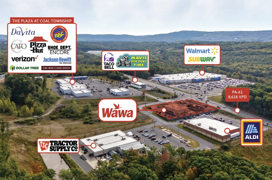 More Photos Of 9271 PA-61, Coal Township Convenience Store For Sale