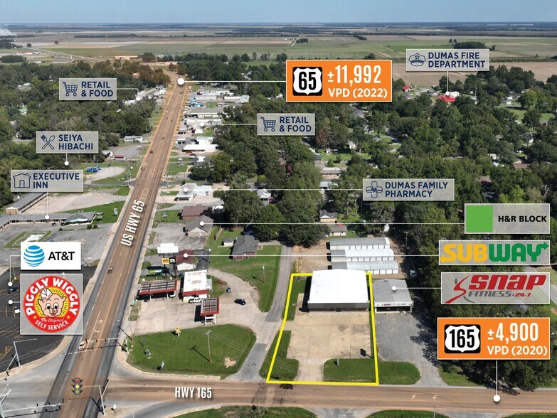 More Photos Of 801 Hwy 165, Dumas General Retail For Sale