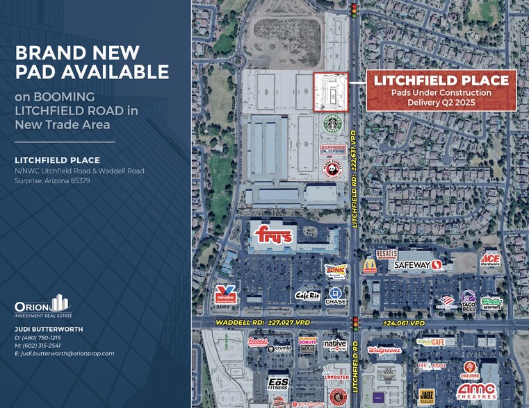 Primary Photo Of N NWC Litchfield Rd @ Waddell Rd, Surprise Land For Sale