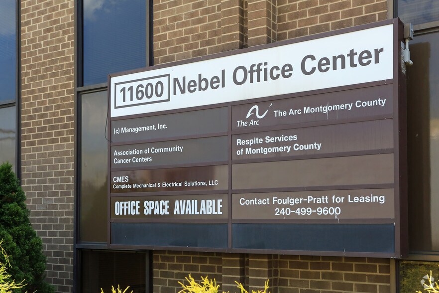 More Photos Of 11600 Nebel St, Rockville Office For Lease