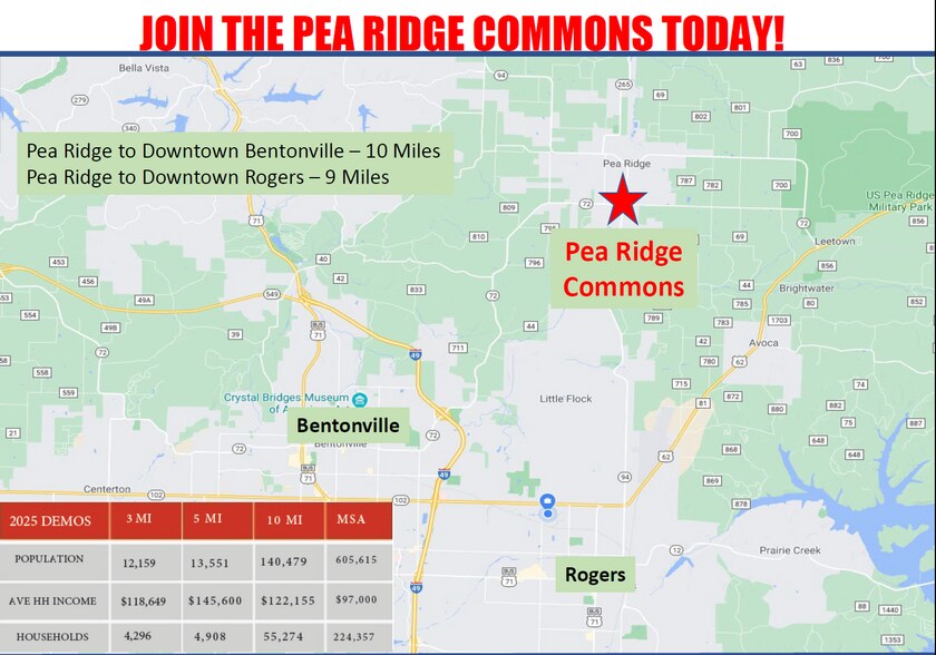 More Photos Of Slack Street & Weston Road, Pea Ridge Storefront Retail Office For Lease