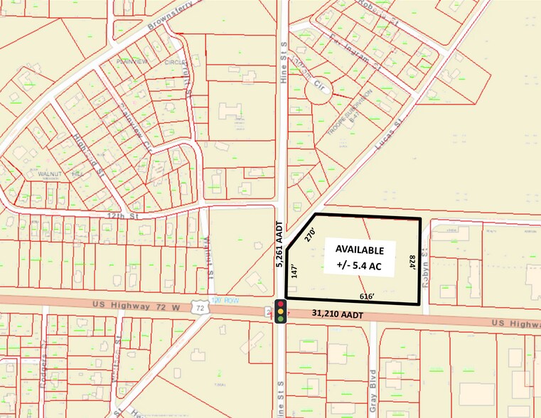 More Photos Of Hwy 72 & Hines Street, Athens Land For Sale