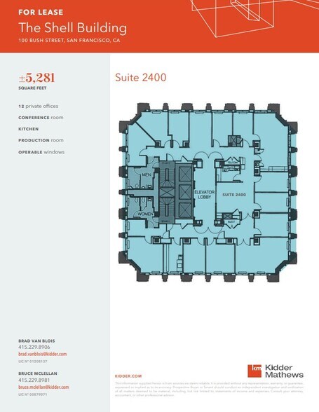 More Photos Of 100 Bush St, San Francisco Office For Lease