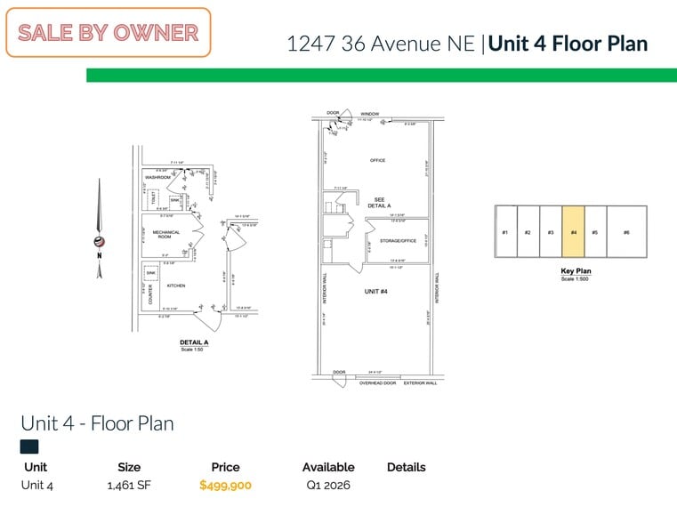 More Photos Of 1247 36th Ave NE, Calgary Warehouse For Sale