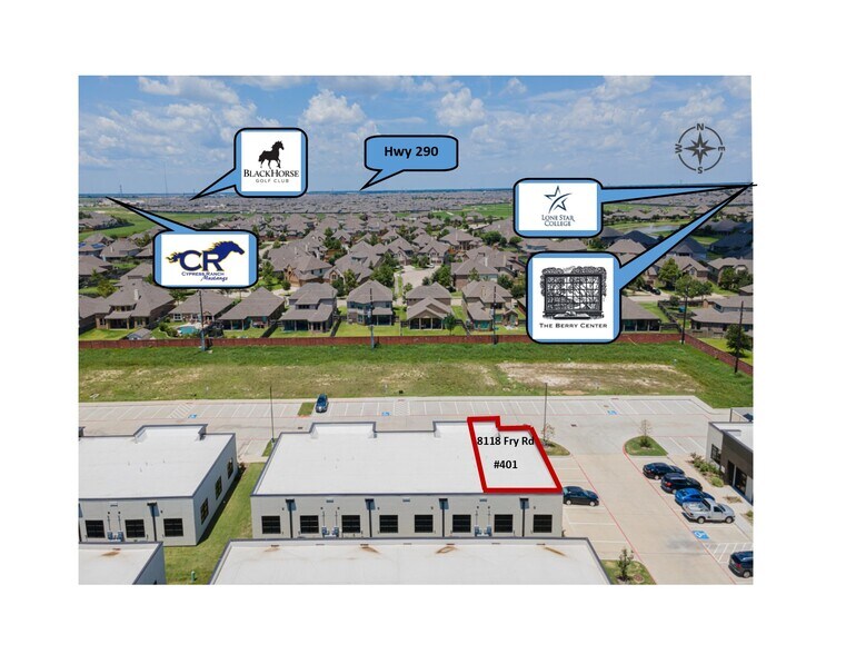 More Photos Of 8118 Fry Rd, Cypress Medical For Lease