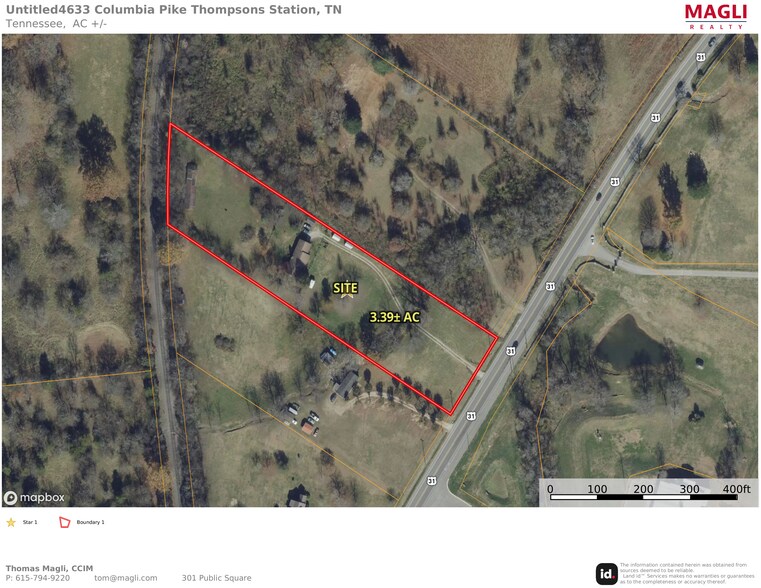 Primary Photo Of 4633 Columbia Pike, Thompsons Station Land For Sale