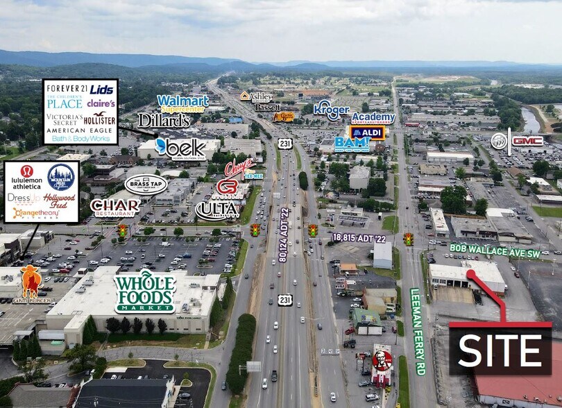 More Photos Of 2010 Bob Wallace Ave SW, Huntsville Land For Sale