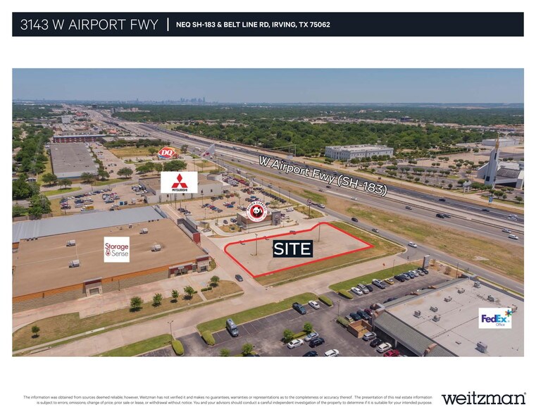 More Photos Of 3143 W Airport Fwy, Irving Land For Lease