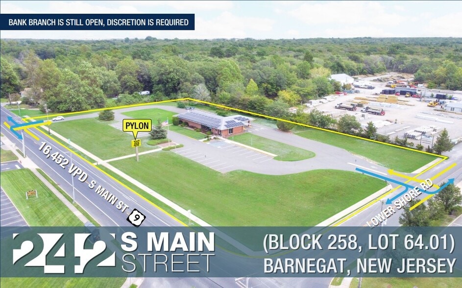 Primary Photo Of 242 S Main St, Barnegat Bank For Sale