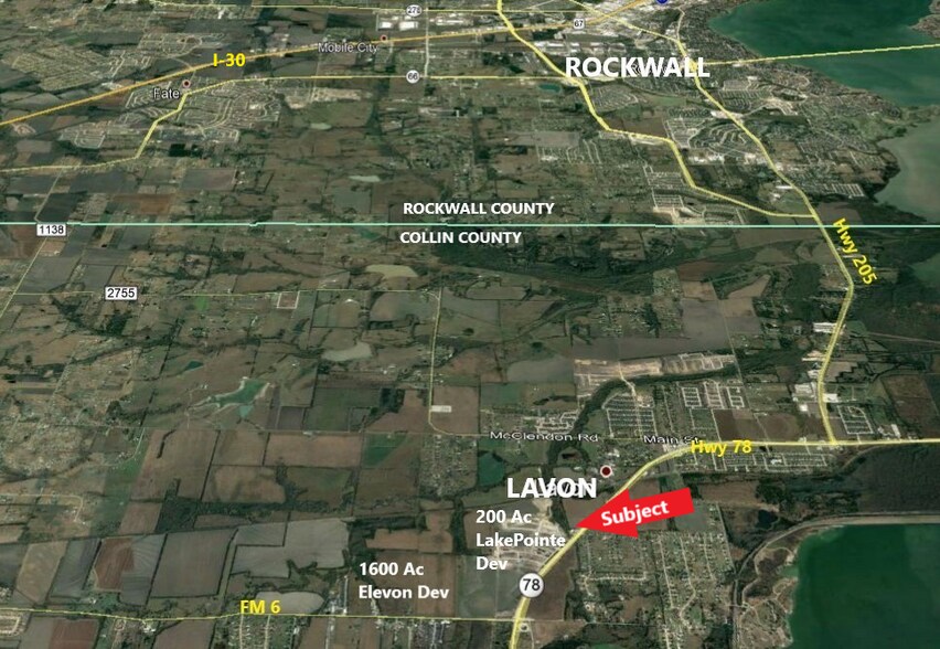 More Photos Of State Hwy 78 @ Main Street, Lavon Land For Sale