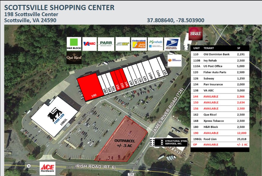 More Photos Of 110-126 Scottsville Ctr, Scottsville Unknown For Lease
