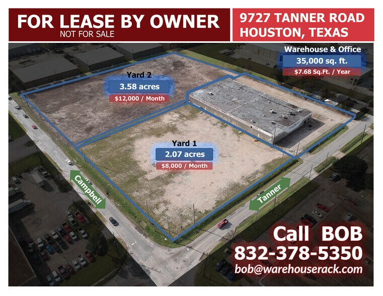 Primary Photo Of 9727 Tanner Rd, Houston Warehouse For Lease