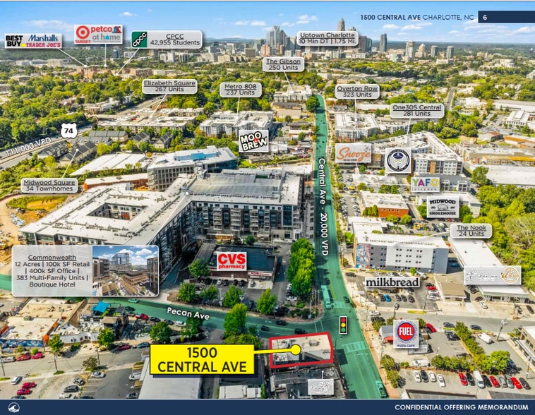 More Photos Of 1500-1502 Central Ave, Charlotte Restaurant For Sale