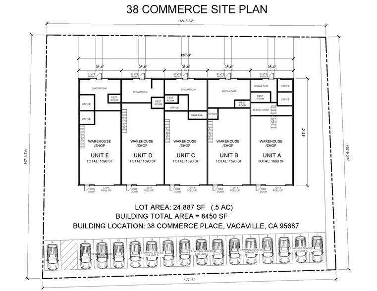 More Photos Of 38 Commerce Pl, Vacaville Light Manufacturing For Lease
