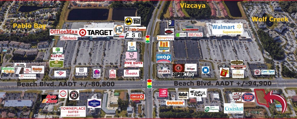 Primary Photo Of 13401 Beach Blvd, Jacksonville Land For Lease