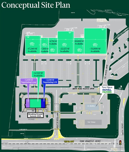 More Photos Of Route 30 & Route 15, Gettysburg Unknown For Lease