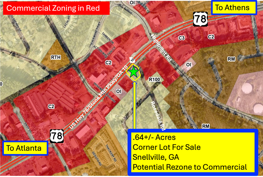 More Photos Of 2155 Rosedale Rd, Snellville Land For Sale