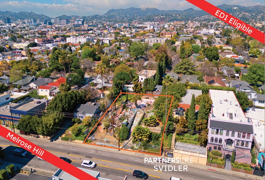 Primary Photo Of 4853-4857 Melrose Ave, Los Angeles Land For Sale