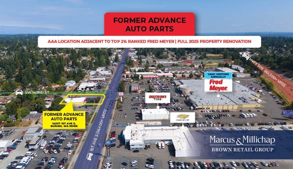 Primary Photo Of 14307 1st Ave S, Burien Auto Repair For Sale