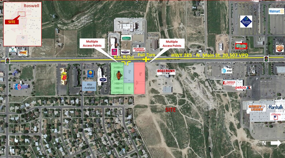 More Photos Of 3615 N Main St, Roswell Land For Sale