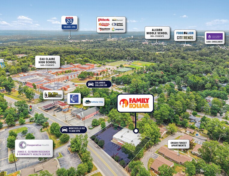 More Photos Of 4524 Monticello Rd, Columbia Freestanding For Sale