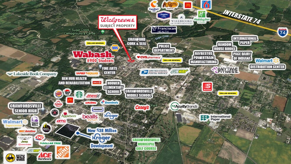 More Photos Of 110 W Market St, Crawfordsville Drugstore For Sale