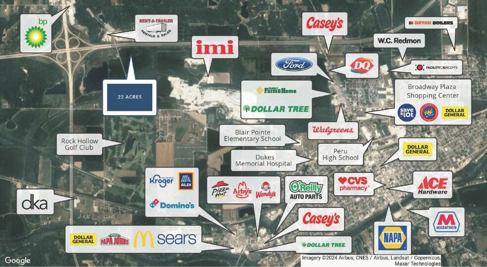 More Photos Of SEC of US-24 & Eel River Road, Peru Land For Sale