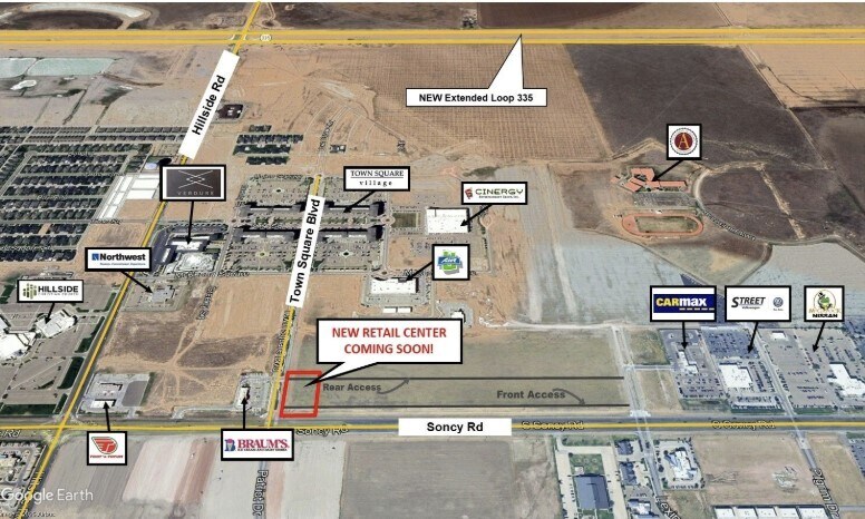 More Photos Of NWC Soncy and Town Square Blvd, Amarillo General Retail For Sale