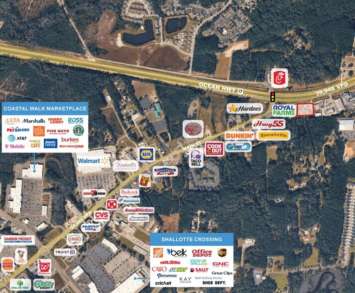 More Photos Of 2795 Ocean Hwy W, Shallotte Land For Lease