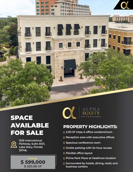 More Photos Of 1525 International Pky, Lake Mary Office For Sale