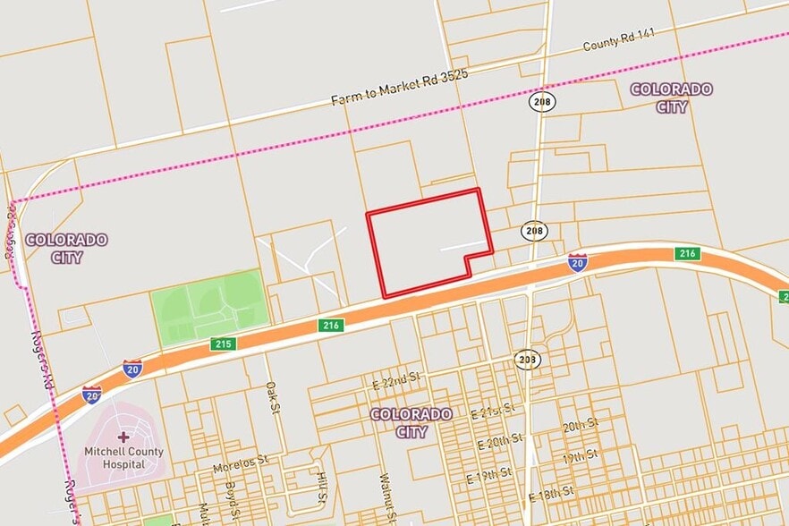 Primary Photo Of 000 I-20, Colorado City Land For Sale