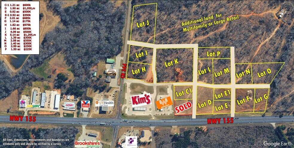 Primary Photo Of 20175 HWY 155 S, Flint Land For Sale