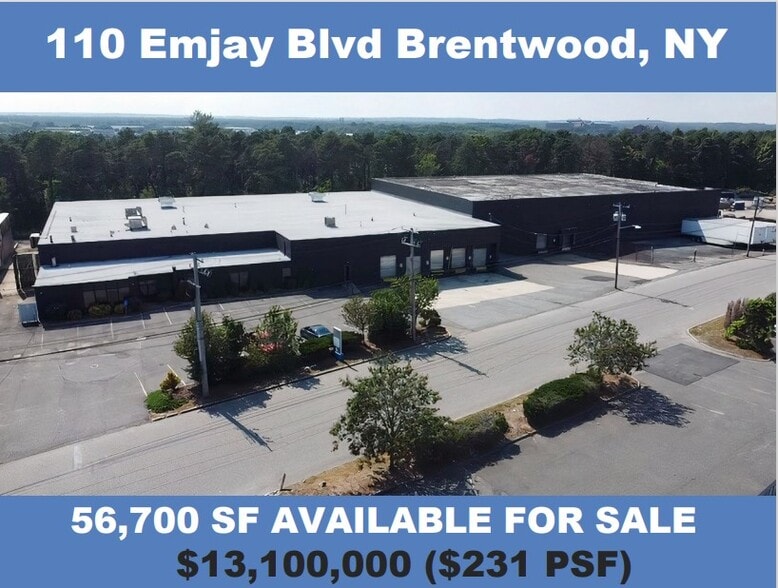 Primary Photo Of 110 Emjay Blvd, Brentwood Warehouse For Sale